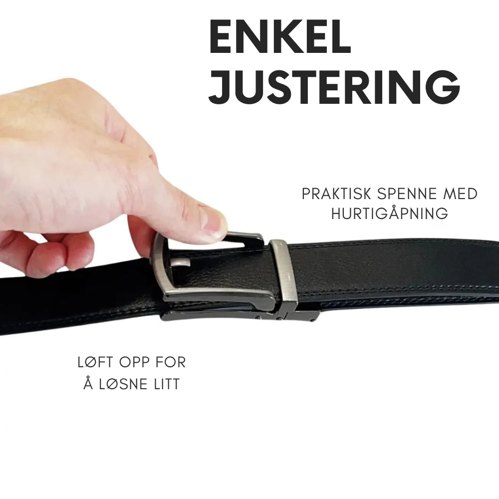 Beltero – Beltet uten hull, med perfekt passform