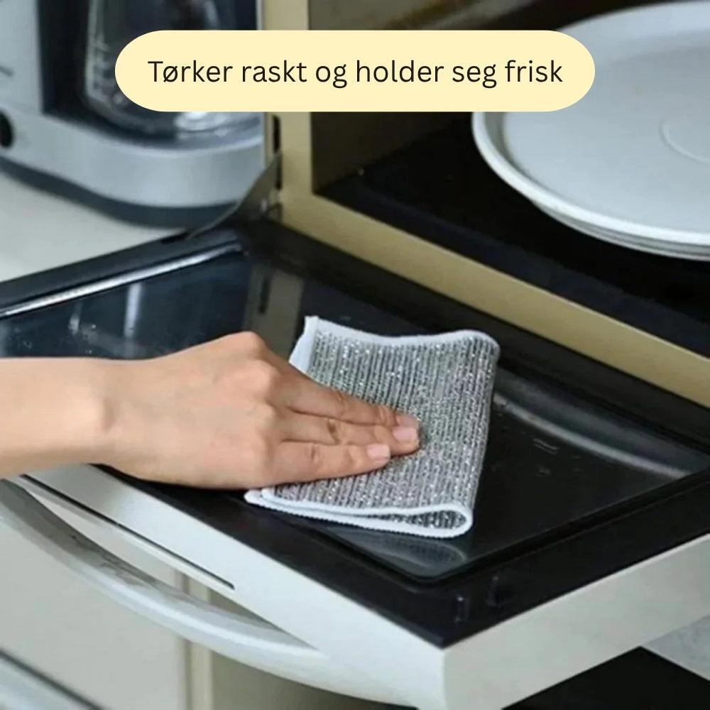 StålKlut – Sterk og ripefri rengjøringsklut