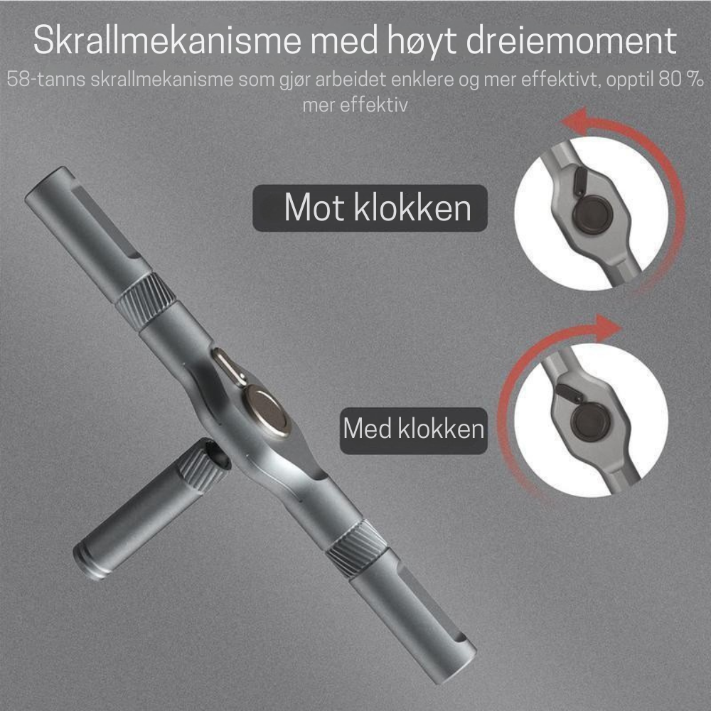 Pro 24-i-1 skralleskrutrekkersett