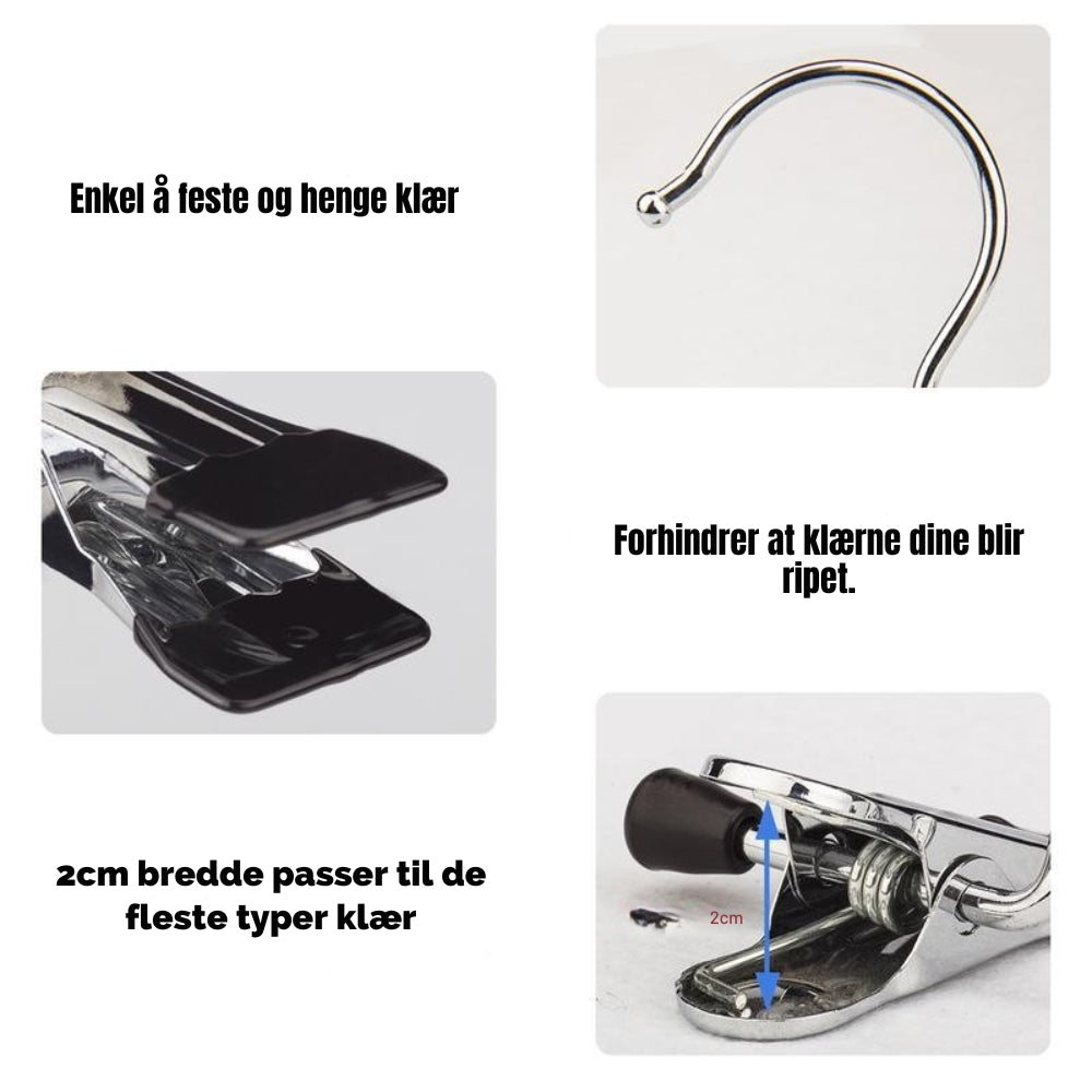Multiklype Klesklemmer
