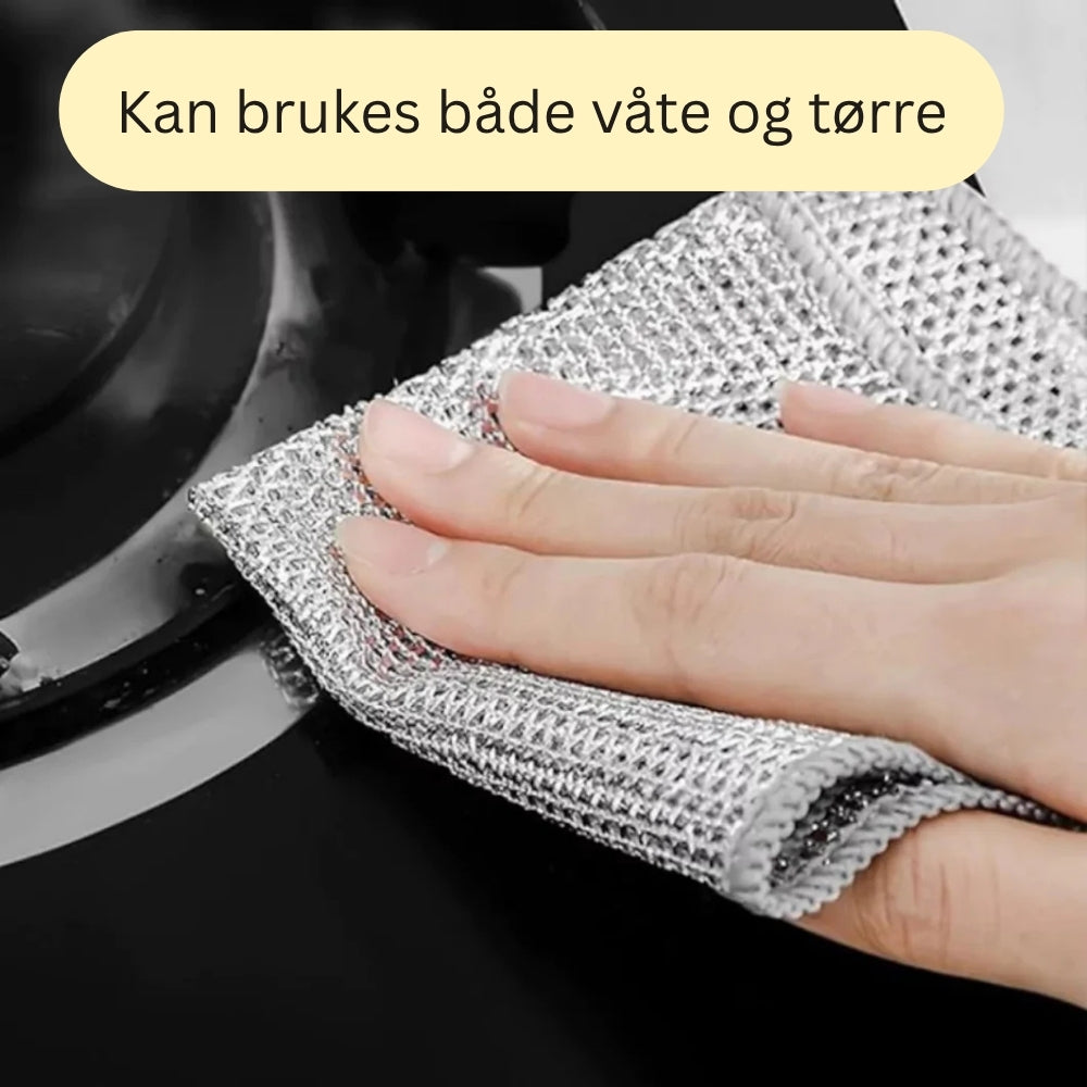 StålKlut – Sterk og ripefri rengjøringsklut