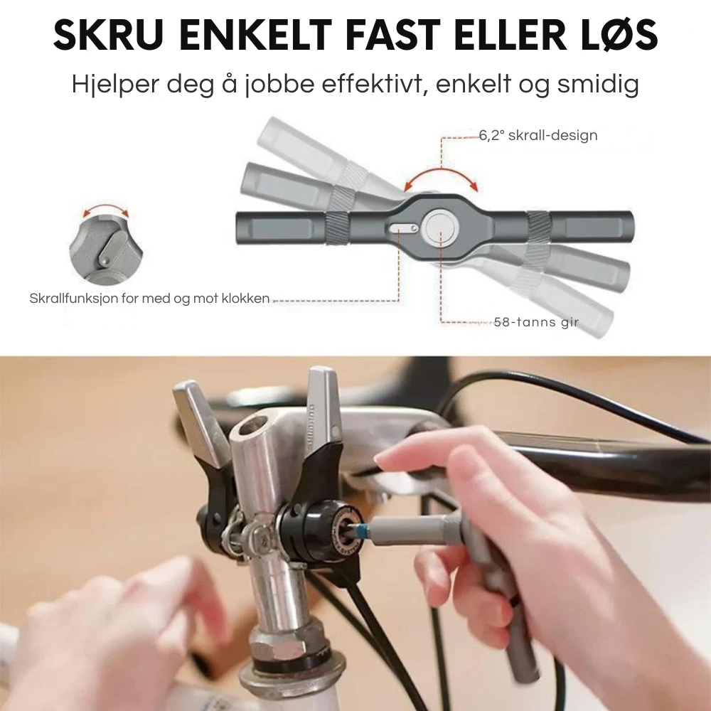 Pro 24-i-1 skralleskrutrekkersett
