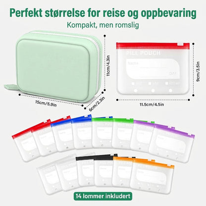 Pillfolio – Kompakt pilleetui