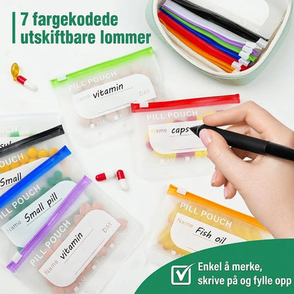 Pillfolio – Kompakt pilleetui