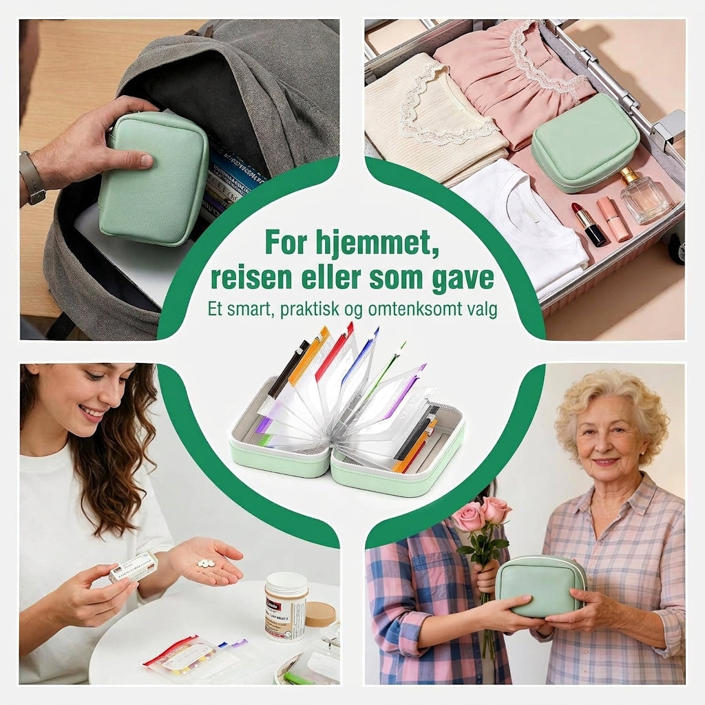 Pillfolio – Kompakt pilleetui