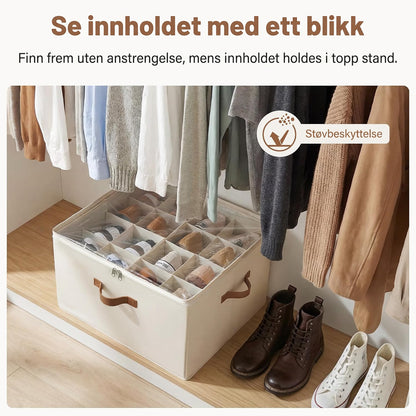 Stapelo – Justerbar oppbevaringsboks for sko & klær