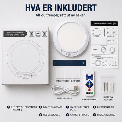Lumora – Magnetisk Trådløs Taklampe