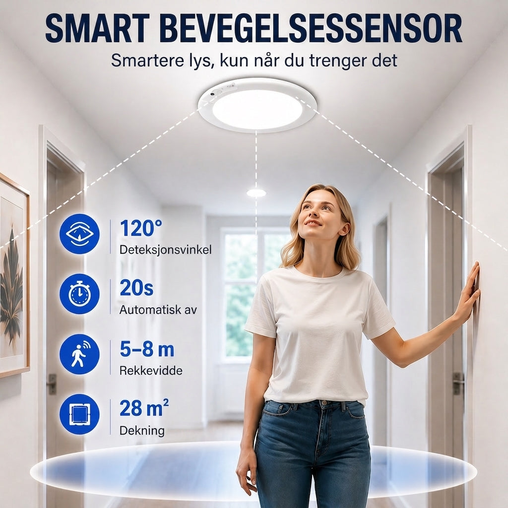 Lumora – Magnetisk Trådløs Taklampe
