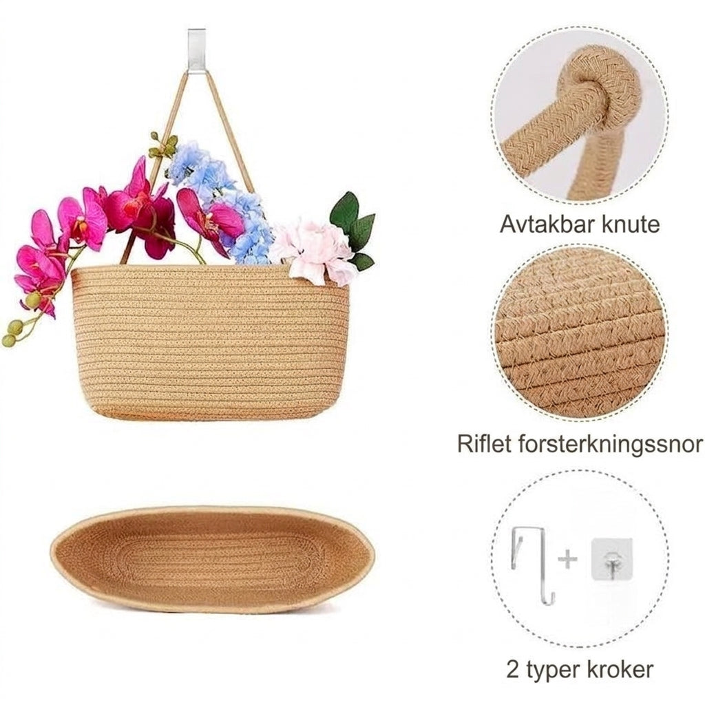 TRIOVA – Hengende kurv i 3 etasjer